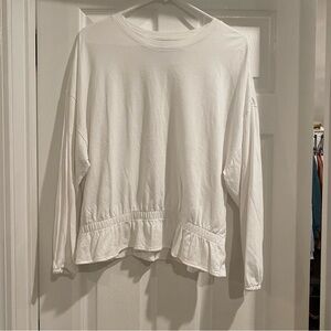 Banana Republic Factory Smocked Waist Top Medium